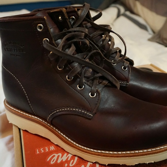 chippewa wedge boots
